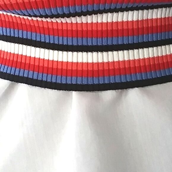 Zara Dress One Shoulder Mini Striped Stretchy Ribbed Body Con Summer Par… - Picture 9 of 16